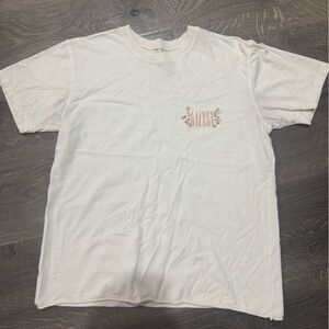 Buckle White Short Sleeve Tee